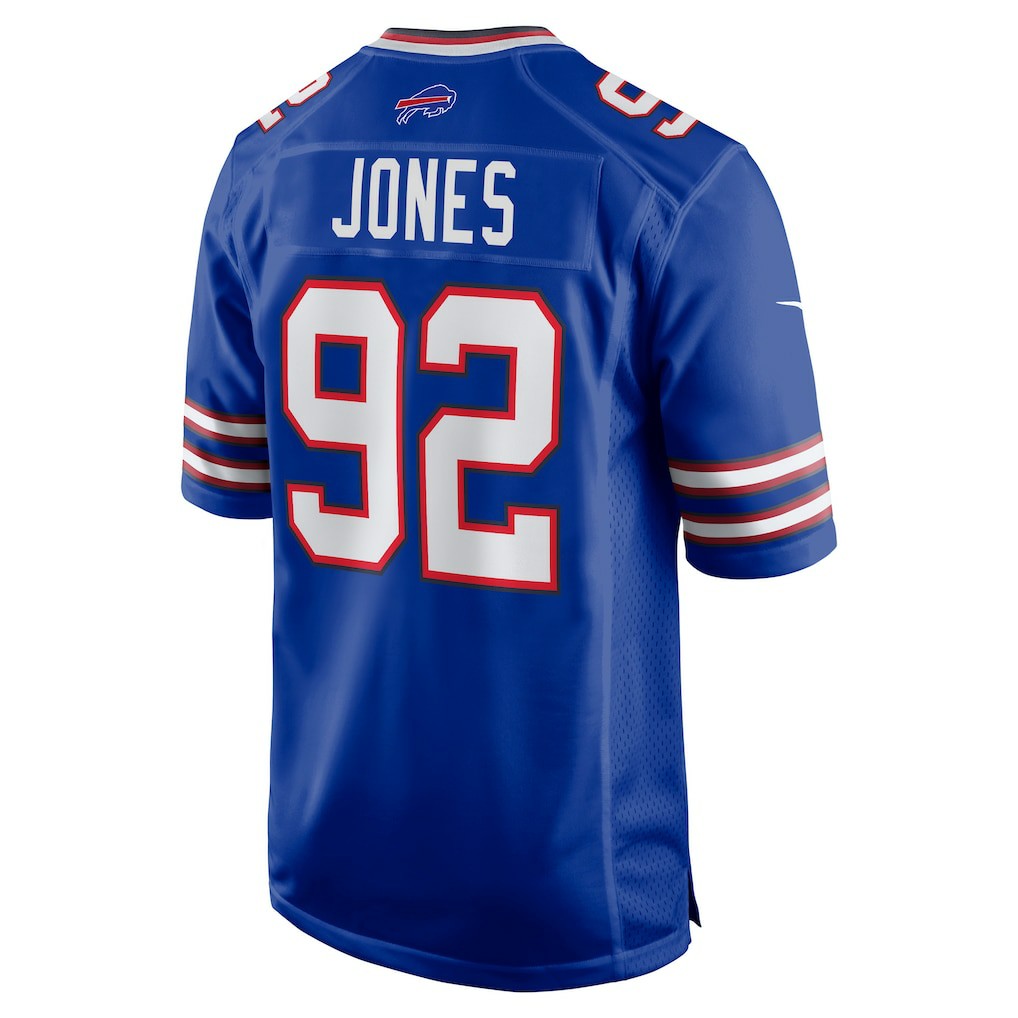DaQuan Jones Buffalo Bills Game Player Jersey Royal