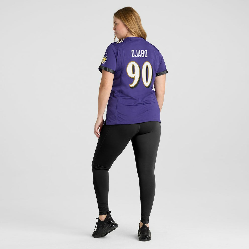 David Ojabo Baltimore Ravens Women's Game Player Jersey Purple