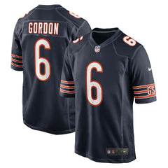Kyler Gordon Chicago Bears Game Player Jersey Navy