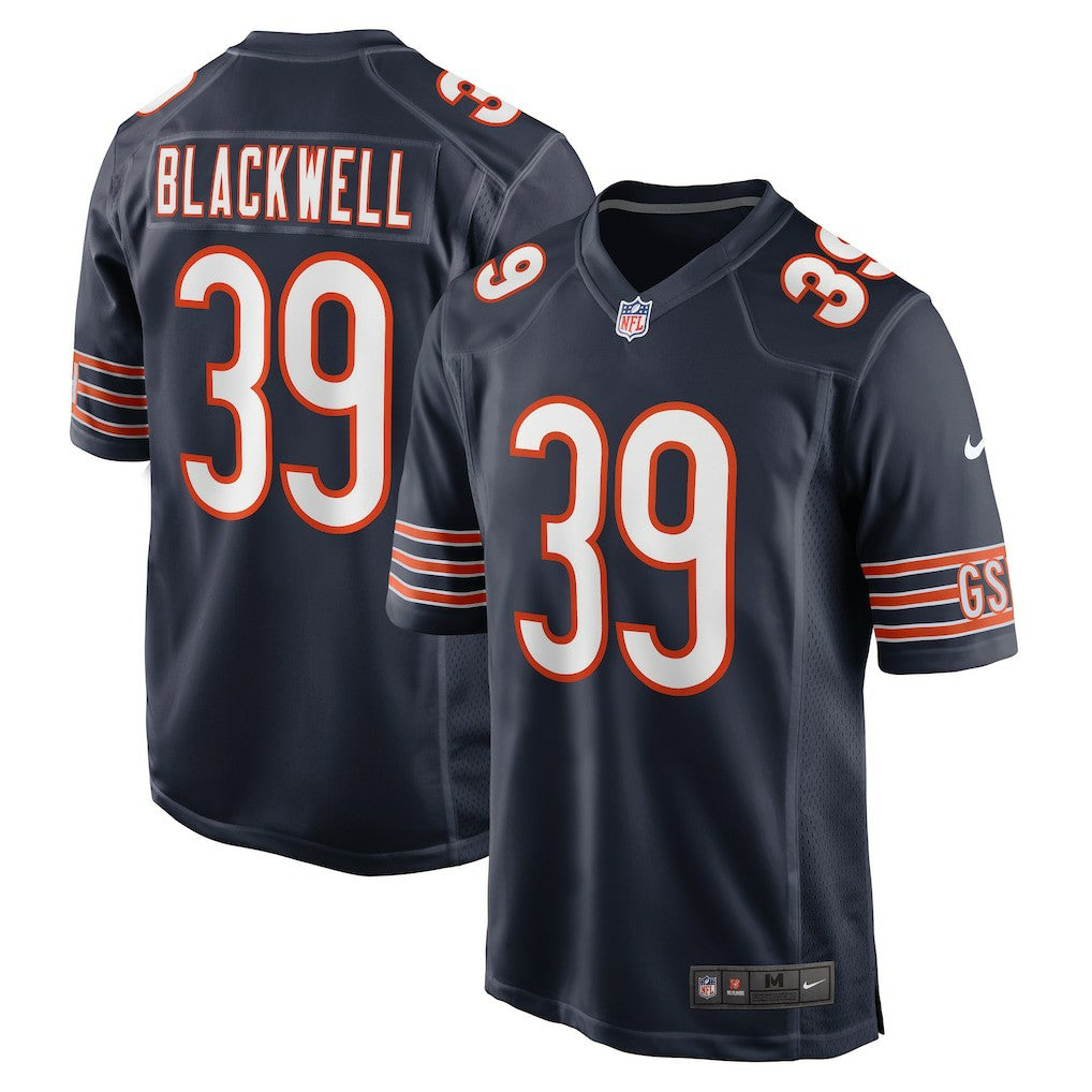 Josh Blackwell Chicago Bears Game Player Jersey Navy