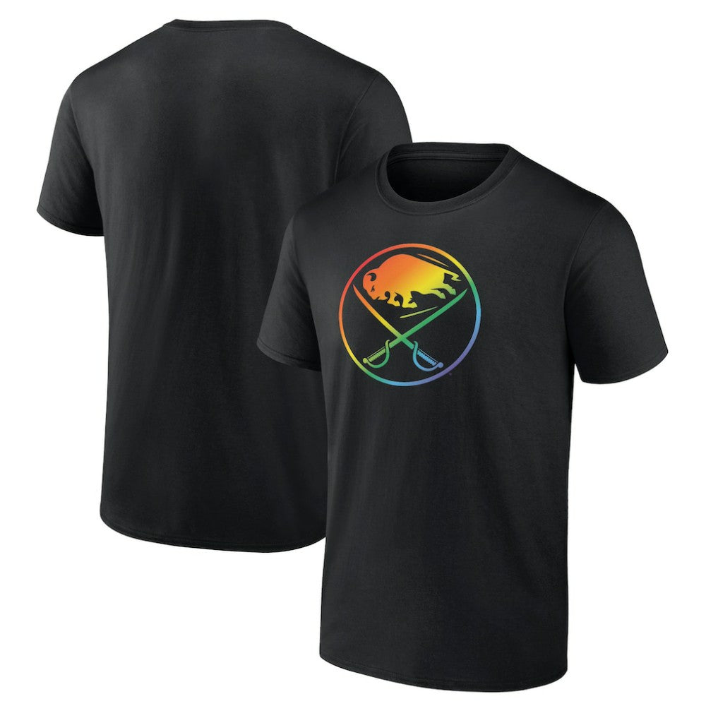NHL Buffalo Sabres Pride T-Shirt - Black