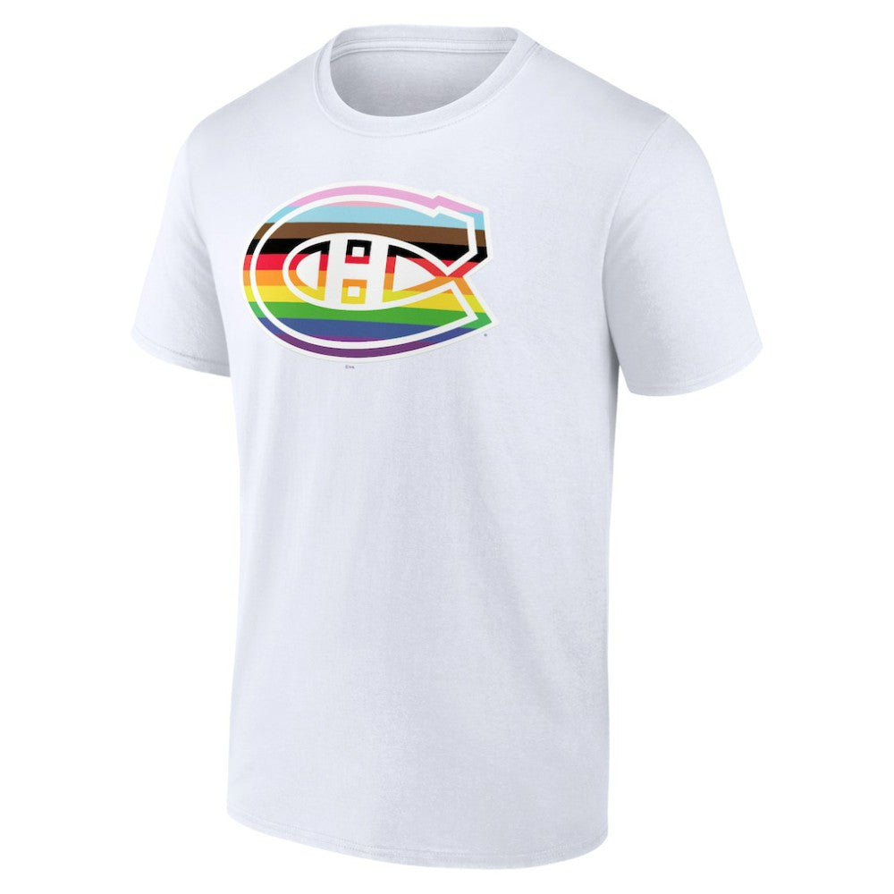 NHL Montreal Canadiens Team Pride Logo T-Shirt - White
