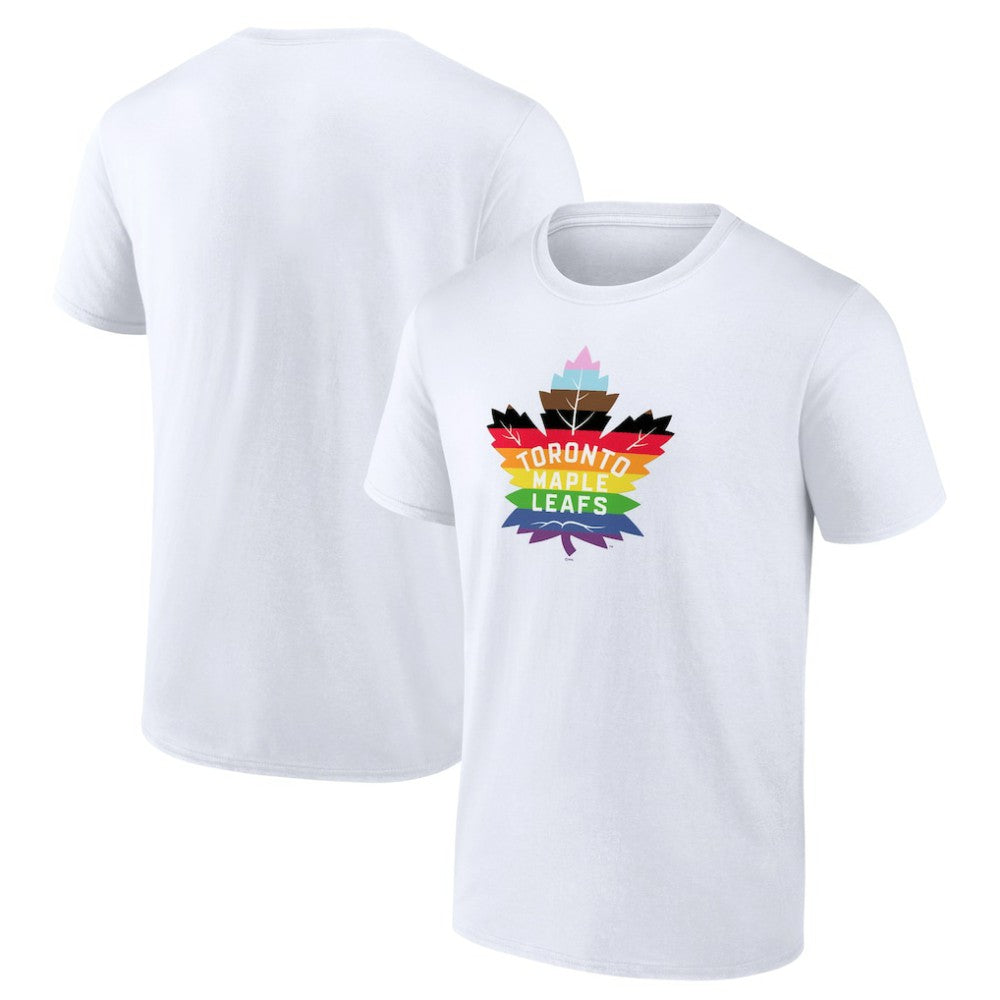NHL Toronto Maple Leafs Team Pride Logo T-Shirt - White