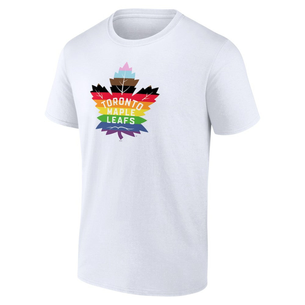 NHL Toronto Maple Leafs Team Pride Logo T-Shirt - White