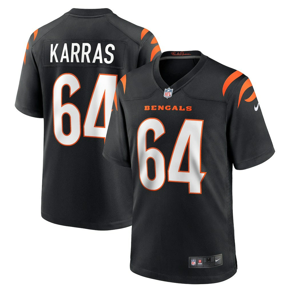 Ted Karras Cincinnati Bengals Game Player Jersey Black