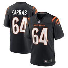 Ted Karras Cincinnati Bengals Game Player Jersey Black