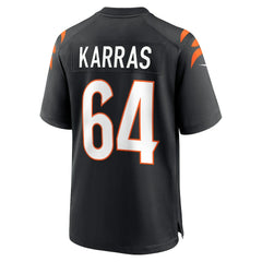 Ted Karras Cincinnati Bengals Game Player Jersey Black