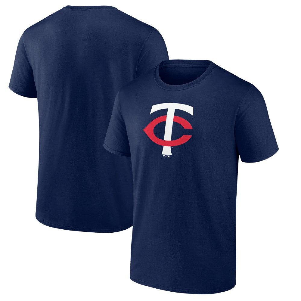Minnesota Twins Fanatics Logo T-Shirt - Navy T-shirts