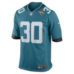 Montaric Brown Jacksonville Jaguars Game Player Jersey Teal