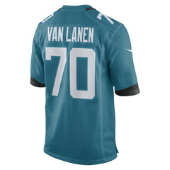 Cole Van Lanen Jacksonville Jaguars Game Player Jersey Teal