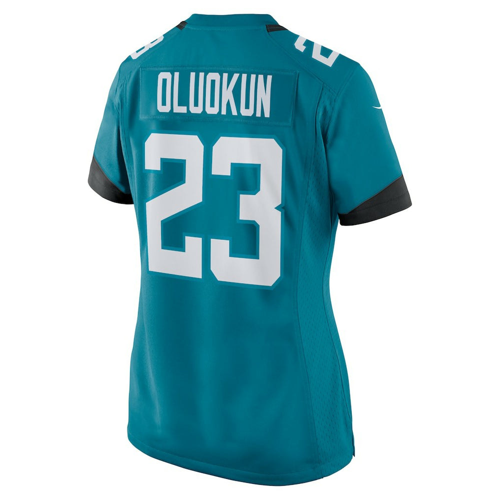 Foyesade Oluokun Jacksonville Jaguars Women's Game Player Jersey Teal