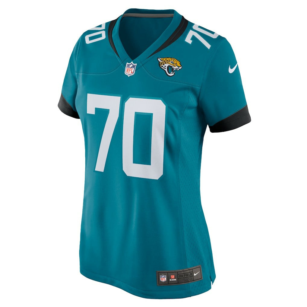 Cole Van Lanen Jacksonville Jaguars Women's Game Player Jersey Teal