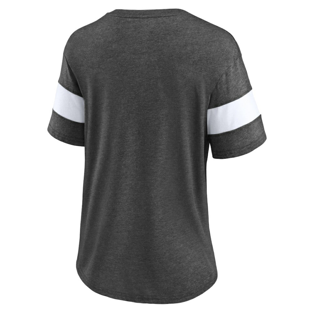 NHL Washington Capitals Fanatics Women's Special Edition 2.0 Ring The Alarm V-Neck T-Shirt - Heather Charcoal