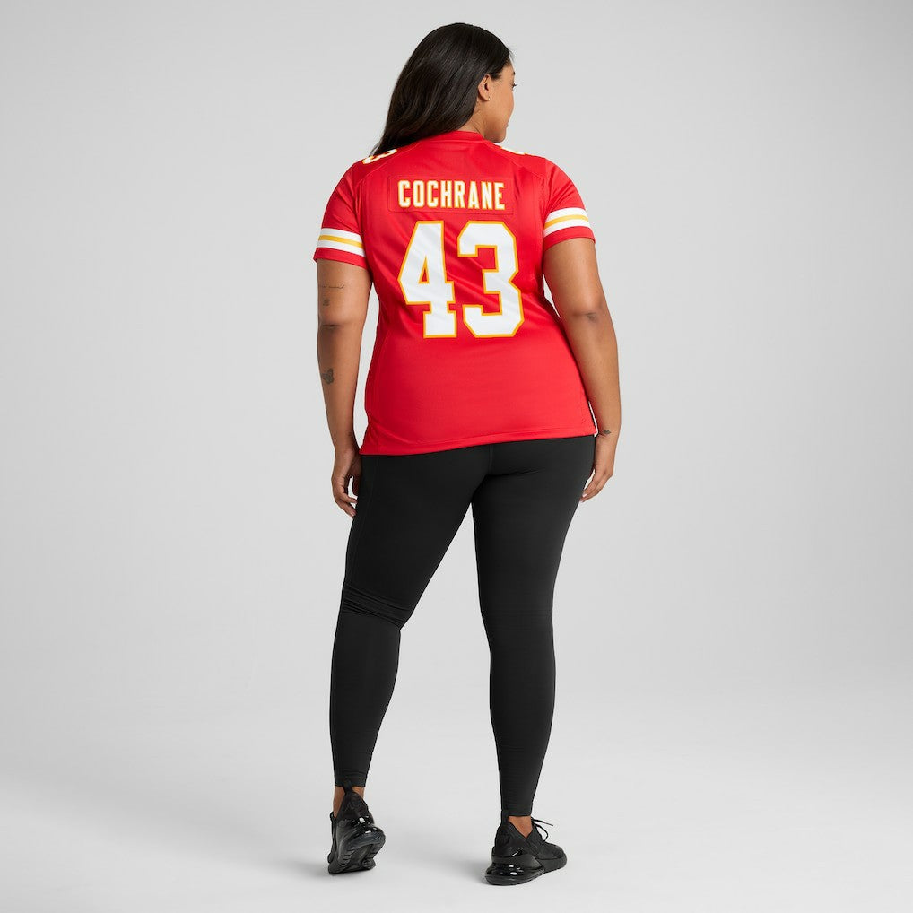 Jack Cochrane Kansas City Chiefs Women's Game Player Jersey Red