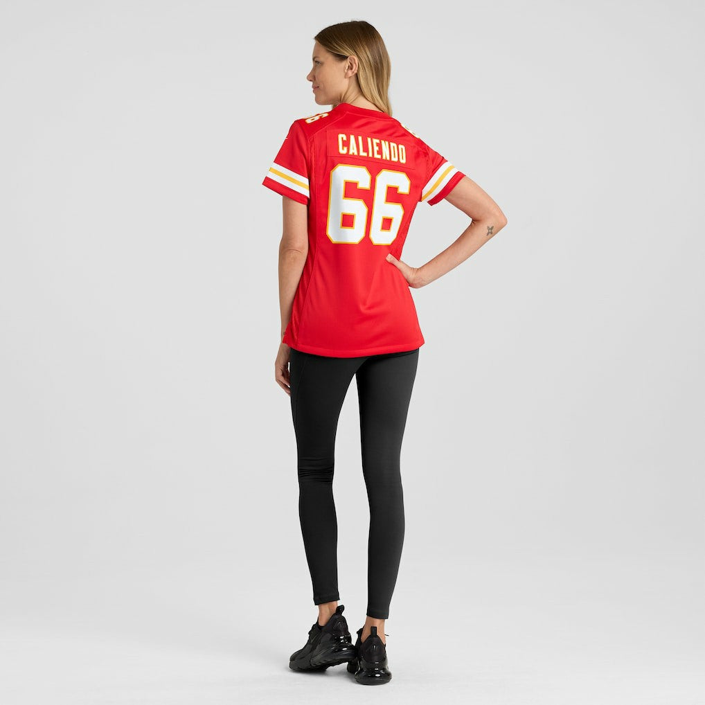 Mike Caliendo Kansas City Chiefs Women's Game Player Jersey Red