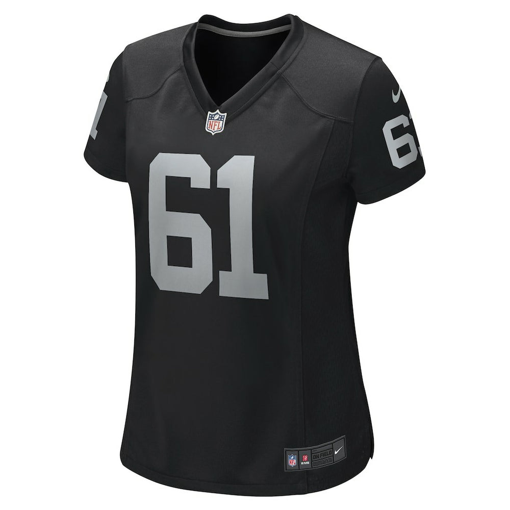 Jordan Meredith Las Vegas Raiders Women's Game Player Jersey Black
