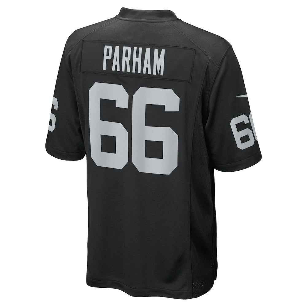 Dylan Parham Las Vegas Raiders Game Player Jersey Black