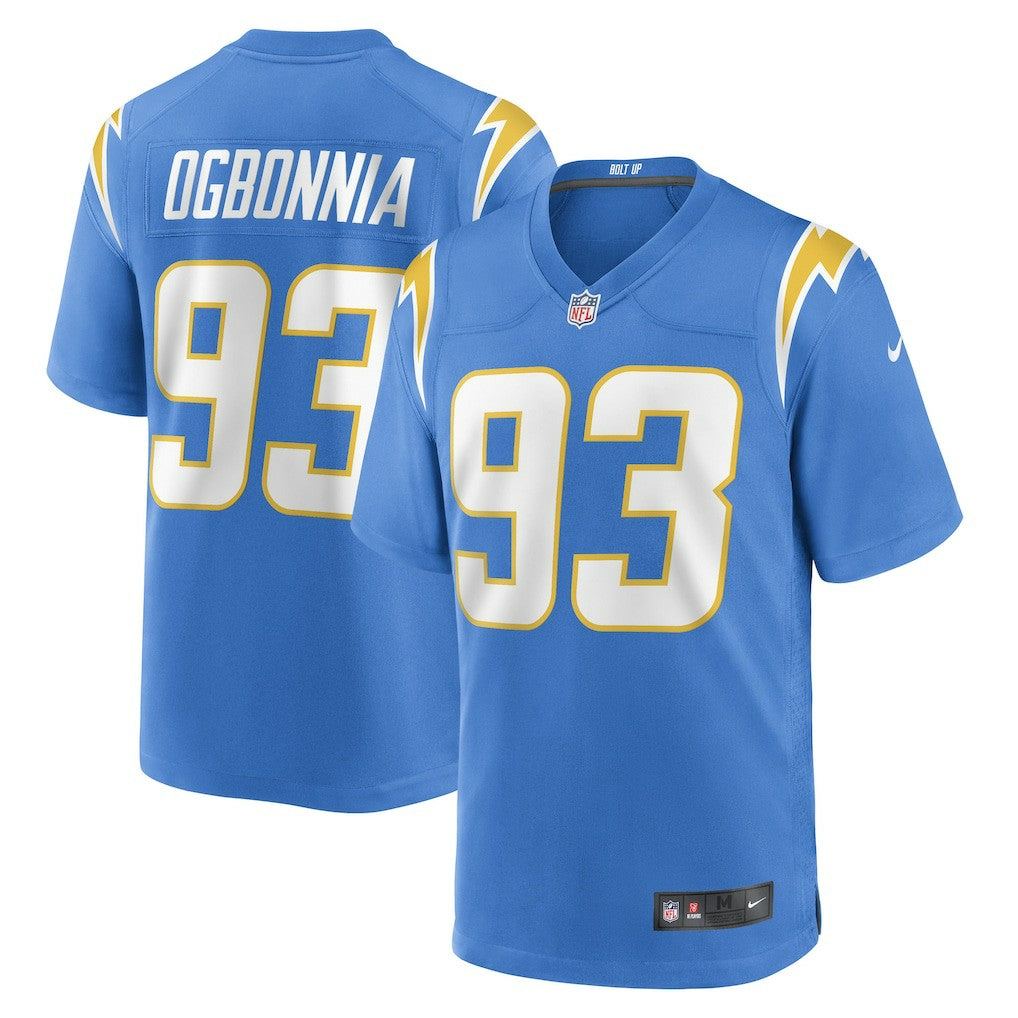 Otito Ogbonnia Los Angeles Chargers Game Player Jersey Powder Blue