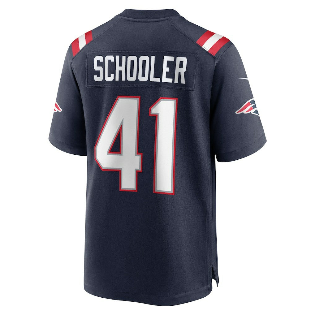 NFL Brenden Schooler New England Patriots Game Player Jersey - Navy