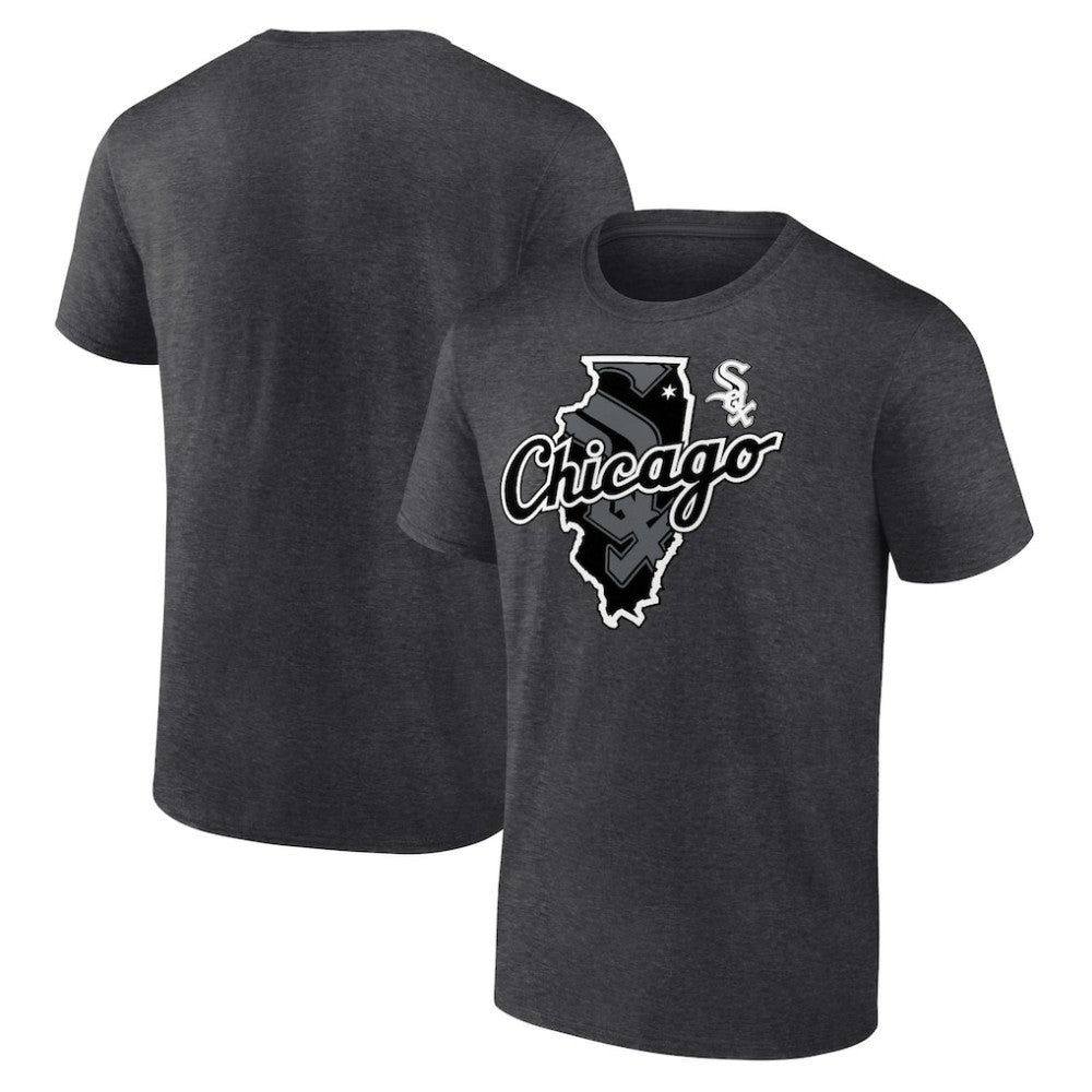 Chicago White Sox Sox State T-Shirt - Charcoal T-shirts