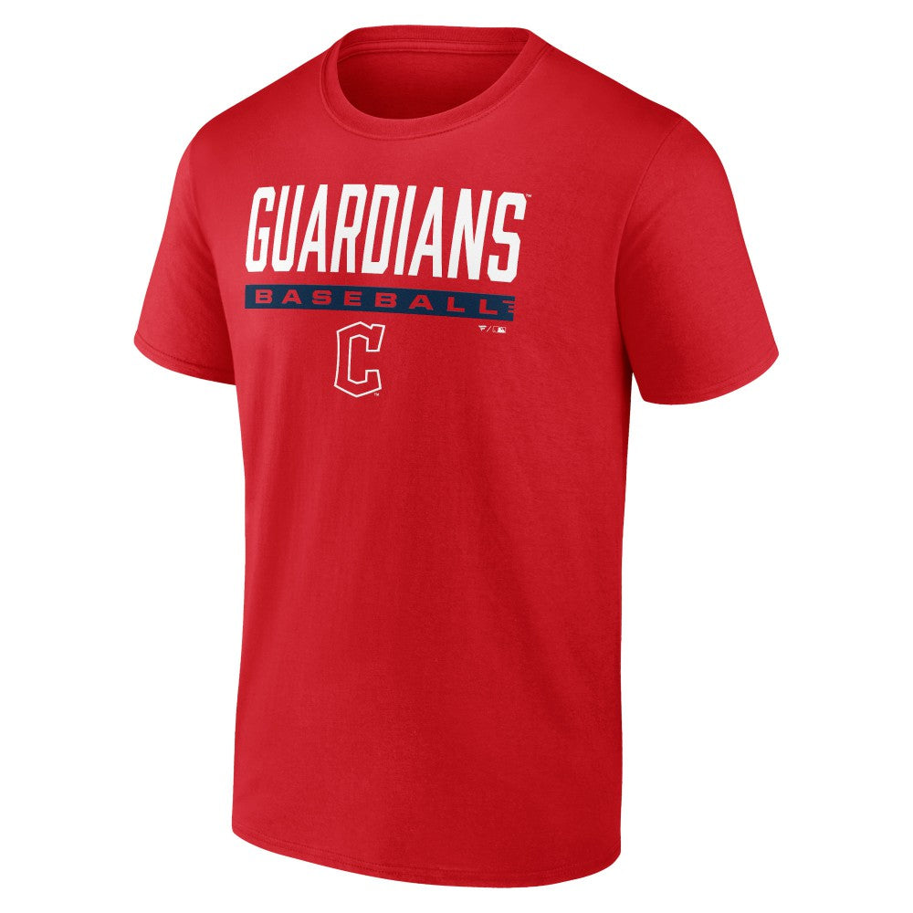 Cleveland Guardians Win Stripe T-Shirt - Red T-shirts