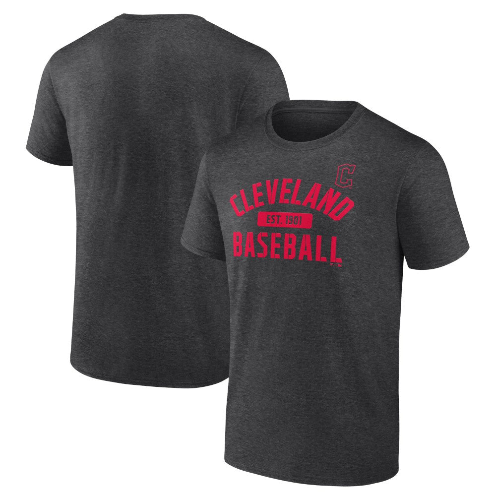 Cleveland Guardians Primary Pill T-Shirt - Charcoal T-shirts