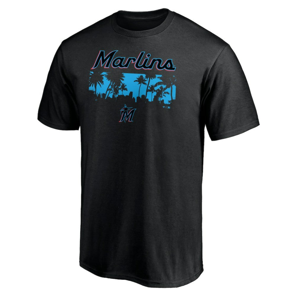 Miami Marlins Palms T-Shirt - Black T-shirts