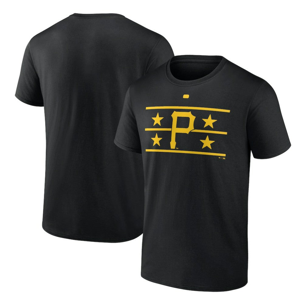 Pittsburgh Pirates Pitt Star T-Shirt - Black T-shirts