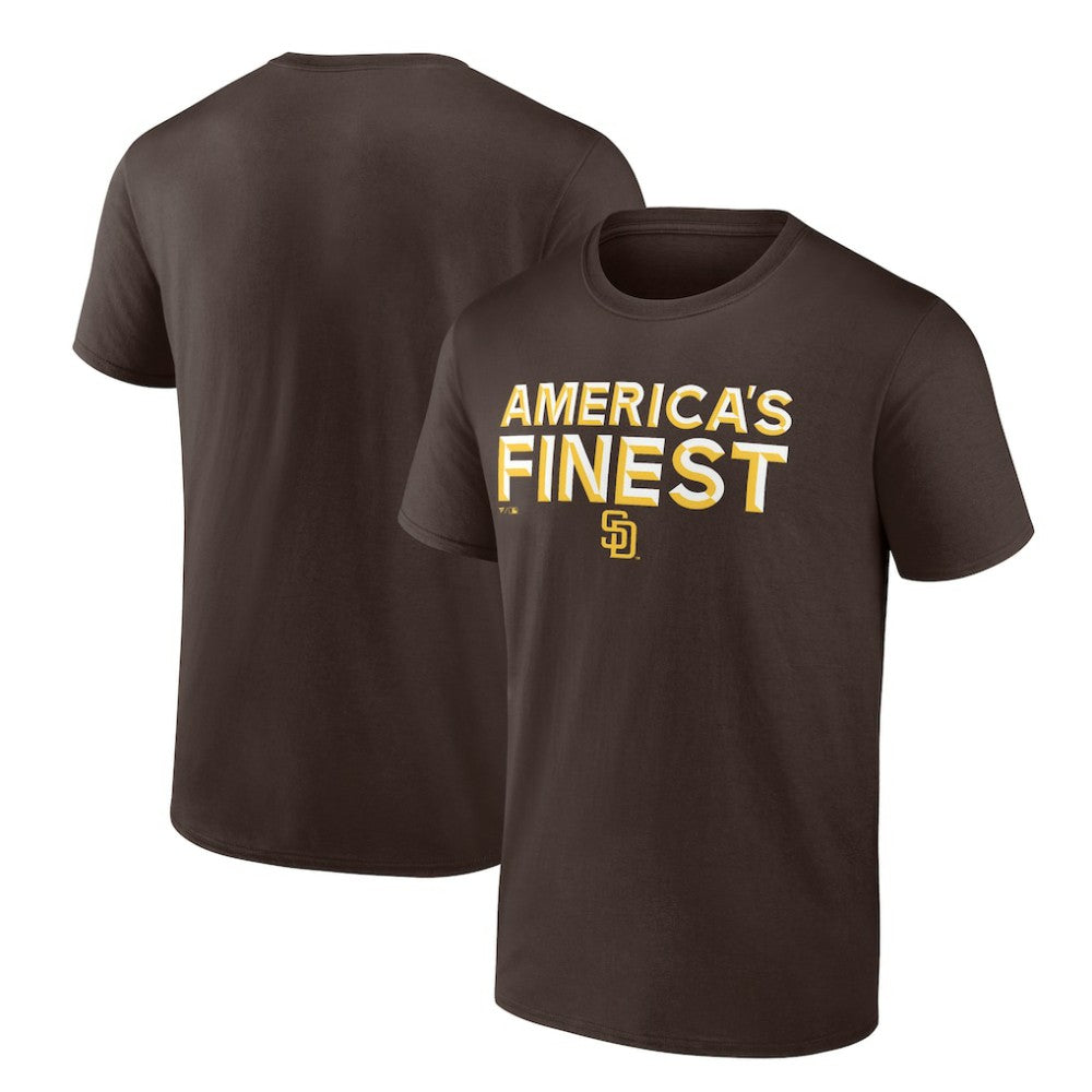 San Diego Padres 619 Beisbol T-Shirt - Brown T-shirts