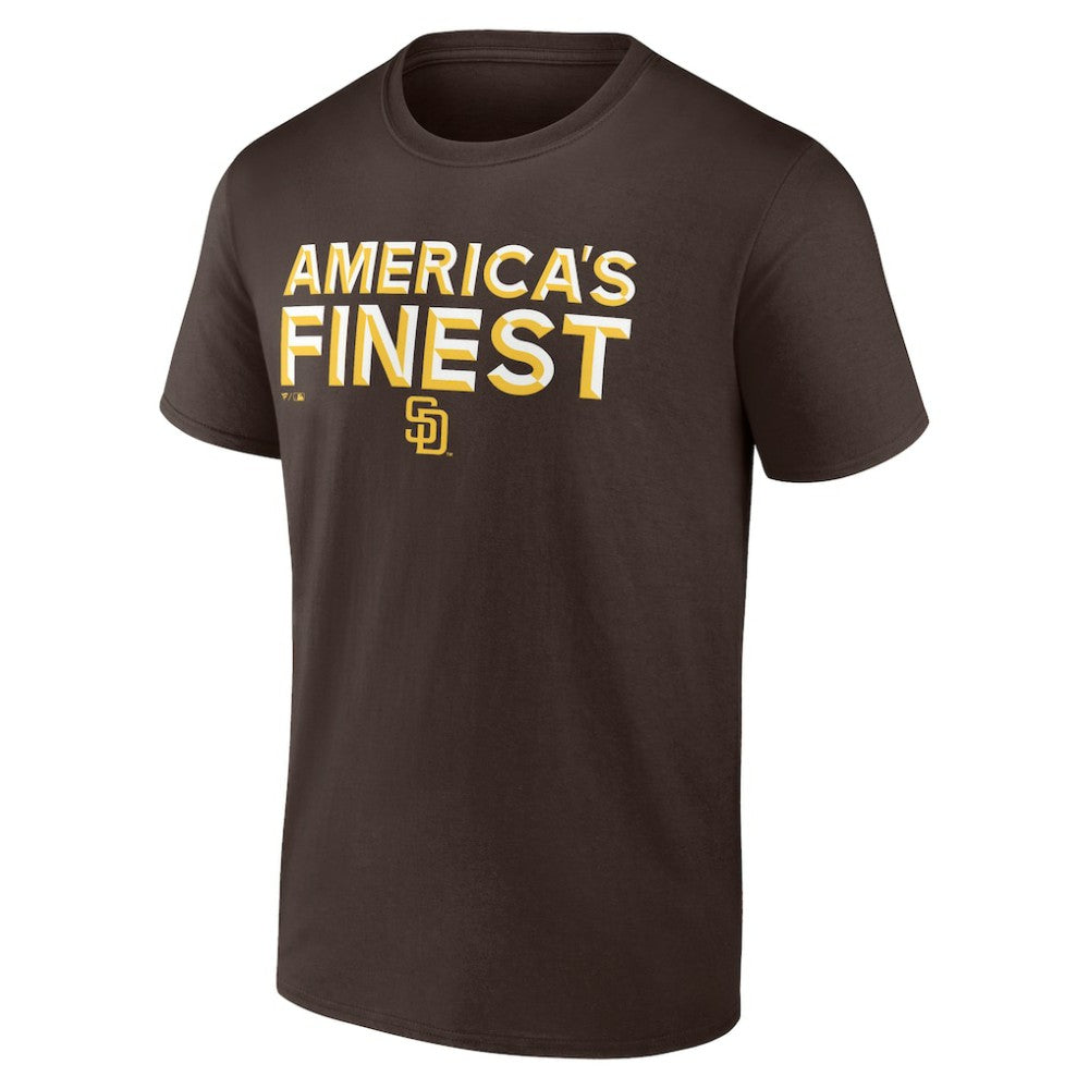 San Diego Padres 619 Beisbol T-Shirt - Brown T-shirts