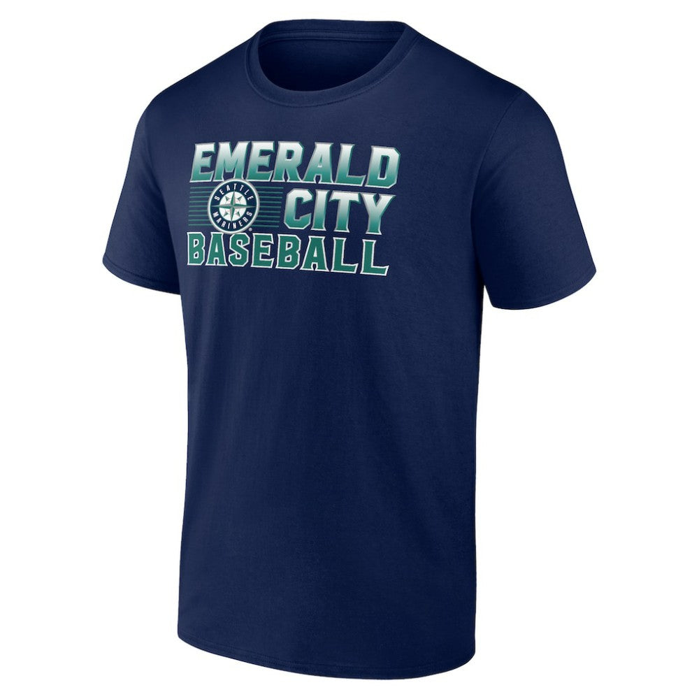 Seattle Mariners Emerald Baseball T-Shirt - Navy T-shirts