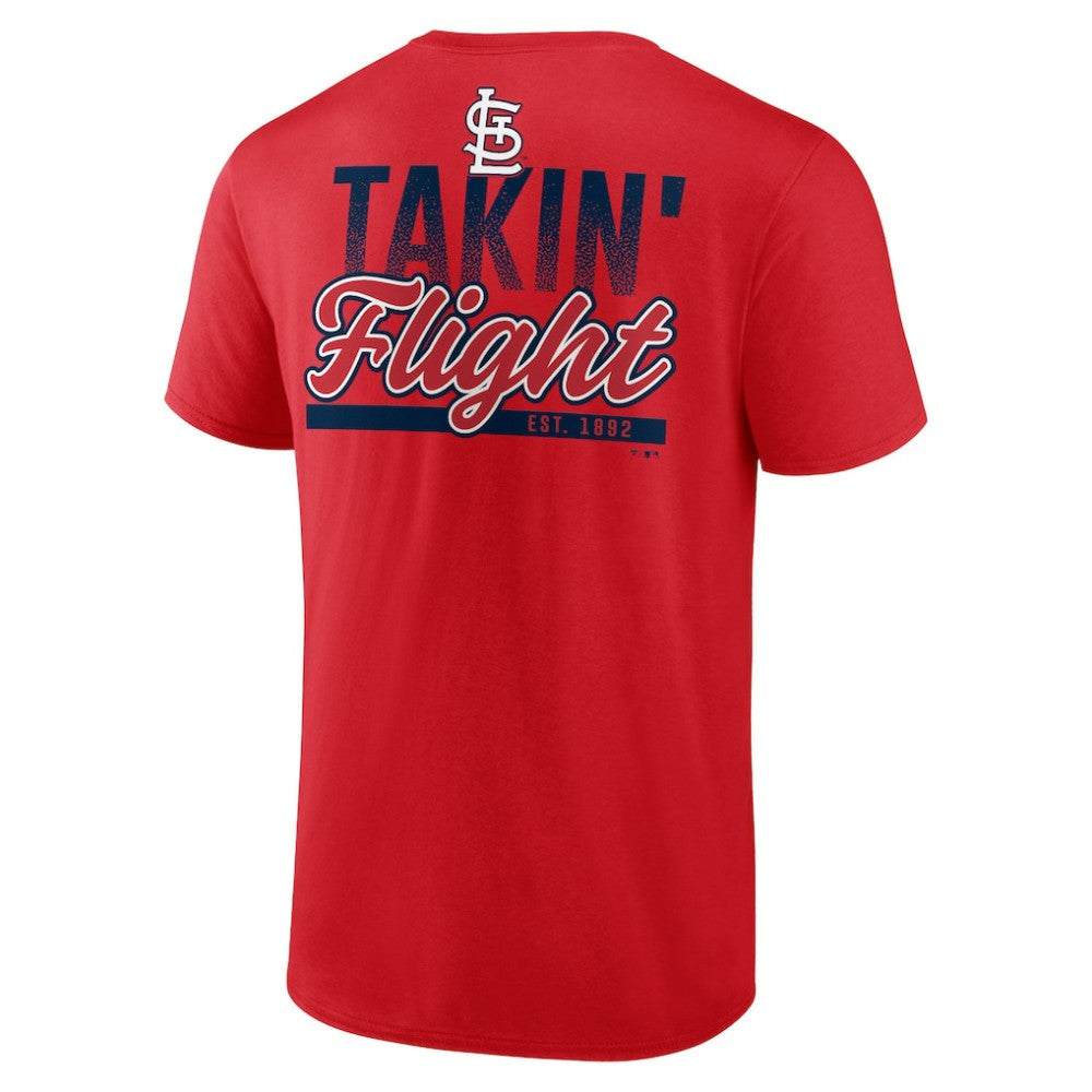 St. Louis Cardinals Takin' Flight T-Shirt - Red T-shirts