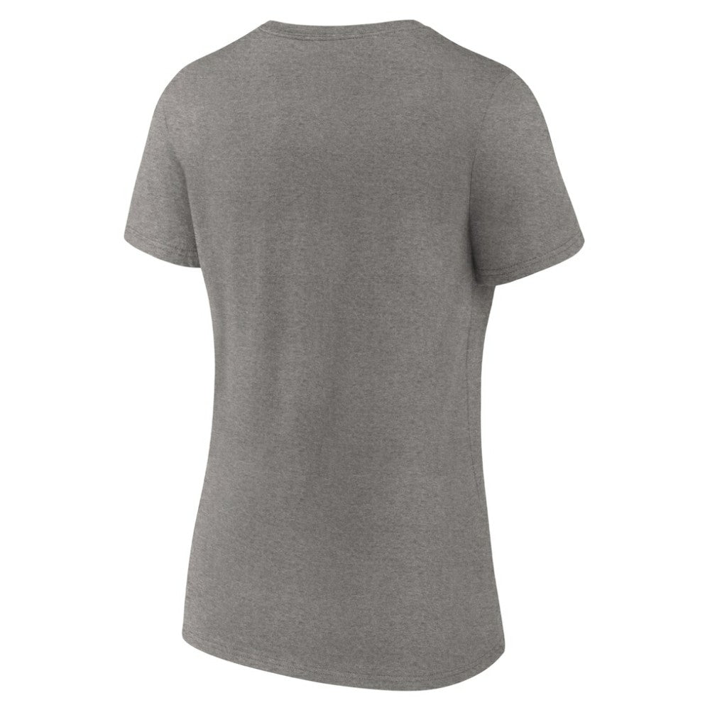 Boston Red Sox Women's Beauty And The Monstah V-Neck T-Shirt - Gray T-shirts