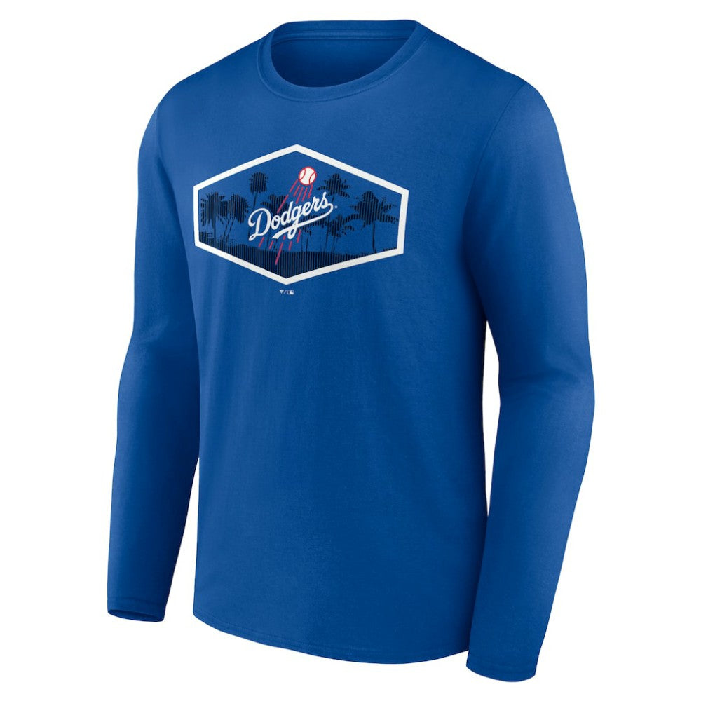 Los Angeles Dodgers Scoreboard Long Sleeve T-Shirt - Royal T-shirts
