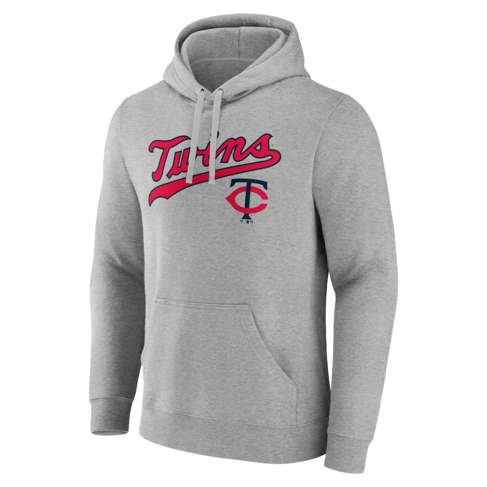Minnesota Twins Wahconah Pullover Hoodie - Gray Hoodies