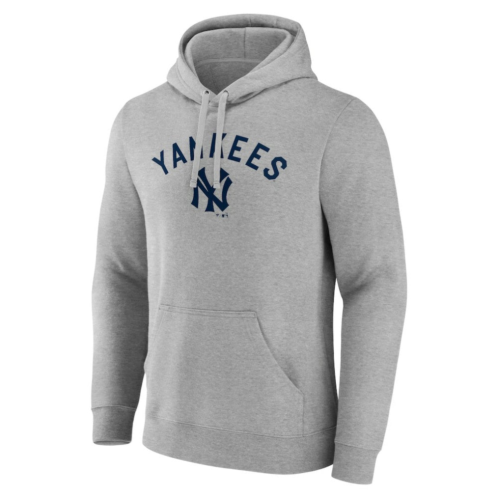 New York Yankees Wahconah Pullover Hoodie - Gray Hoodies