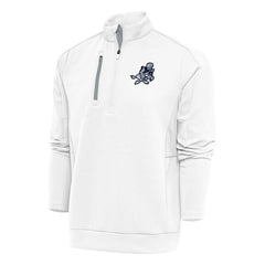 Dallas Cowboys Antigua Team Logo Throwback Generation Quarter-Zip Pullover Top White