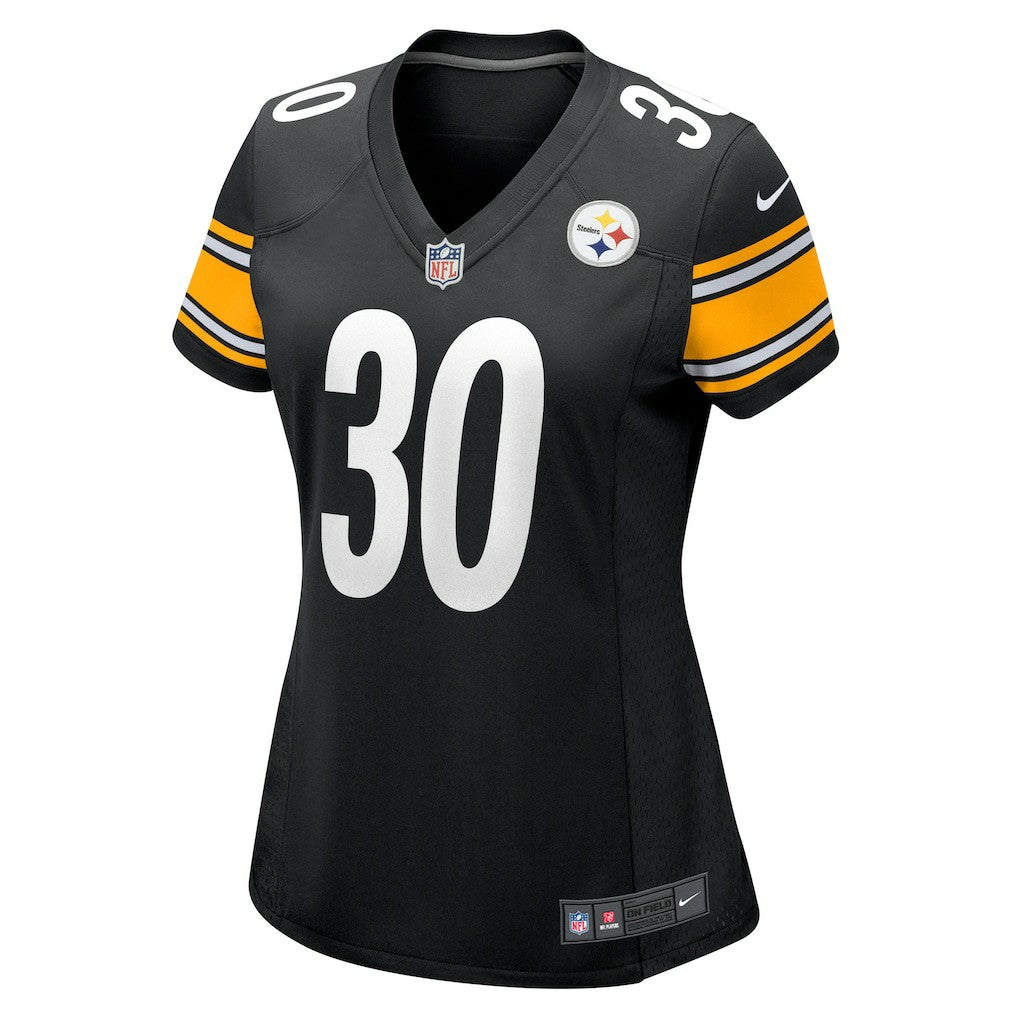 Jaylen Warren Pittsburgh Steelers Women's Game Player Jersey Black