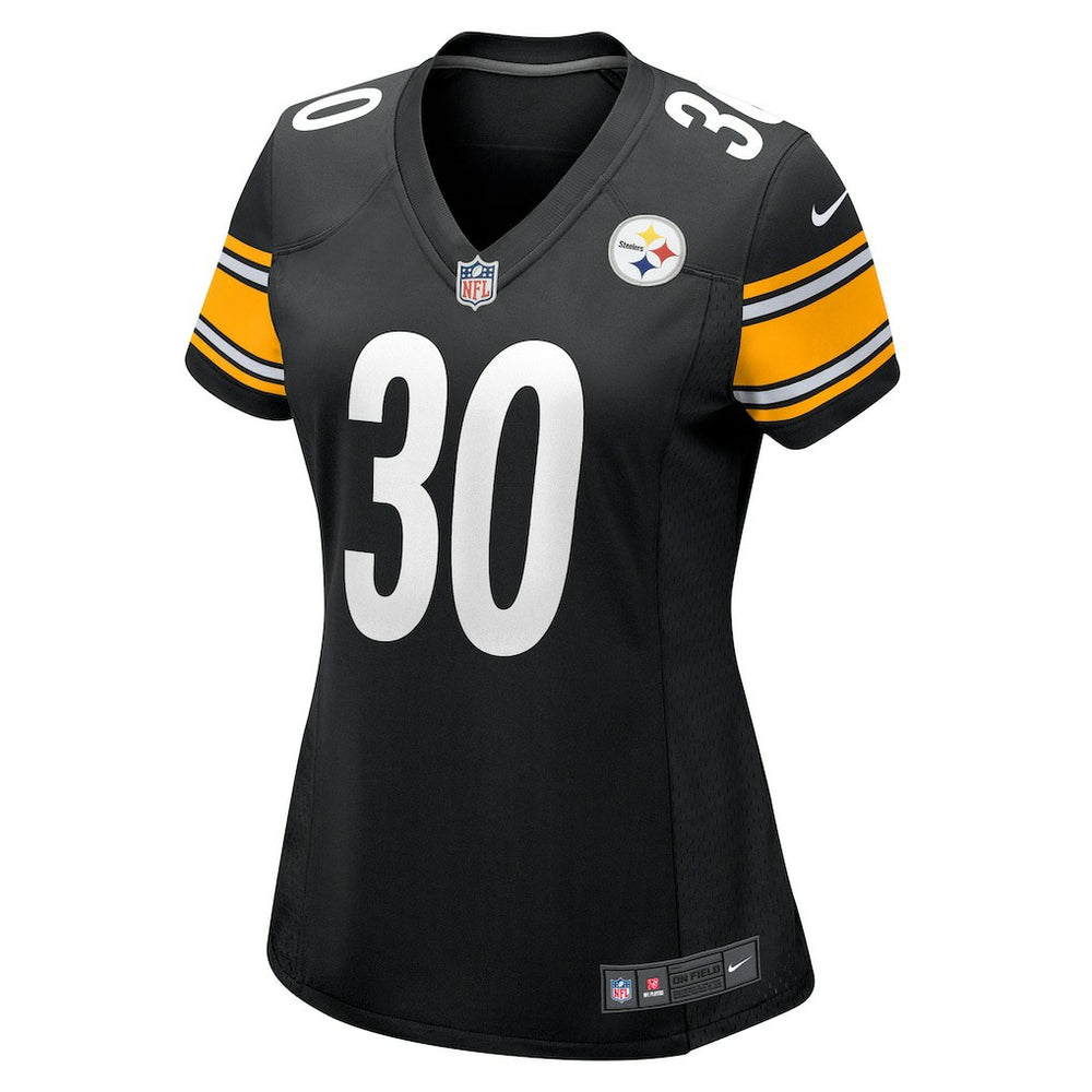 Jaylen Warren Pittsburgh Steelers Women's Game Player Jersey Black