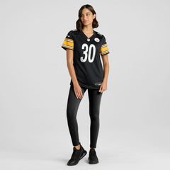 Jaylen Warren Pittsburgh Steelers Women's Game Player Jersey Black