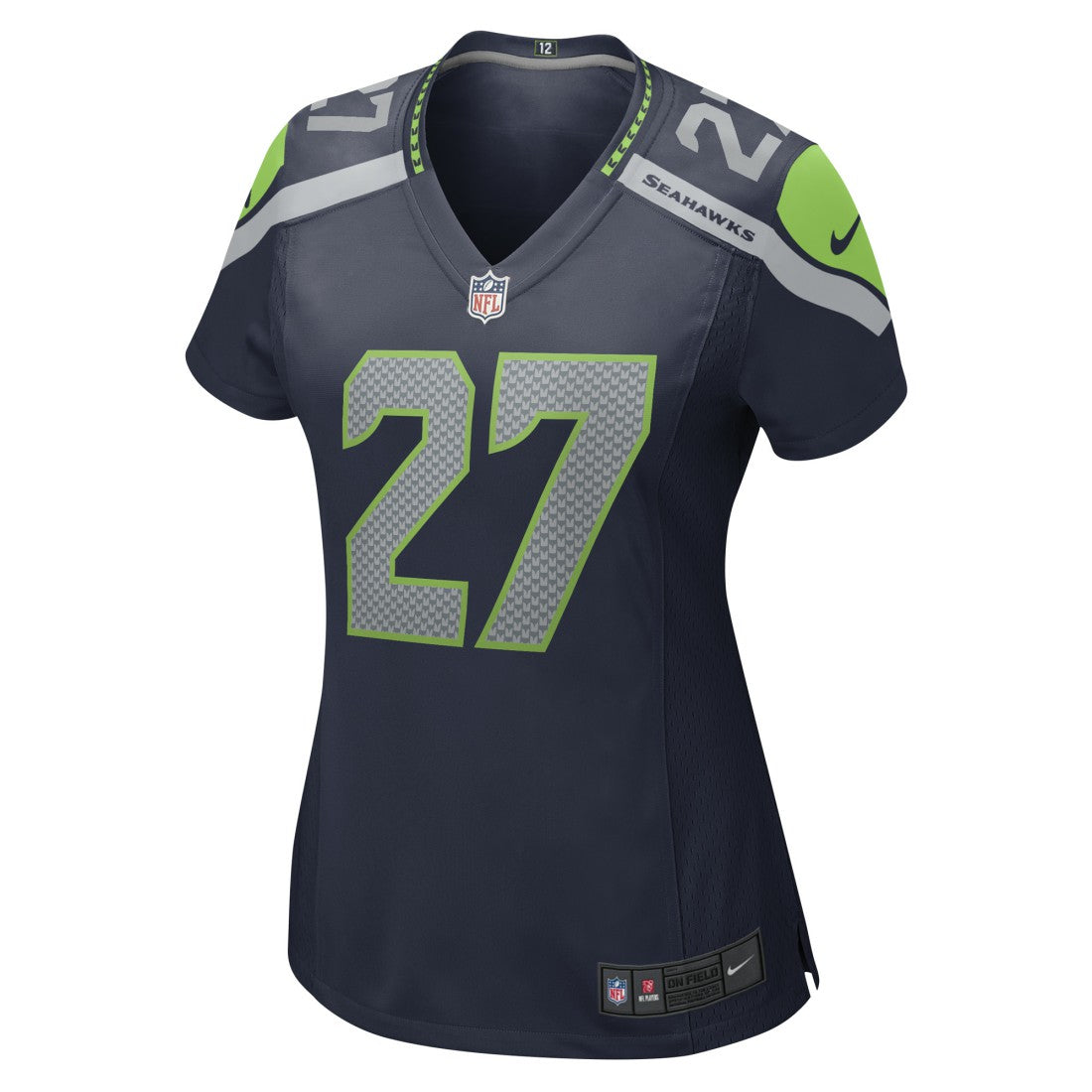 Riq Woolen Seattle Seahawks Women's Team Game Jersey College Navy