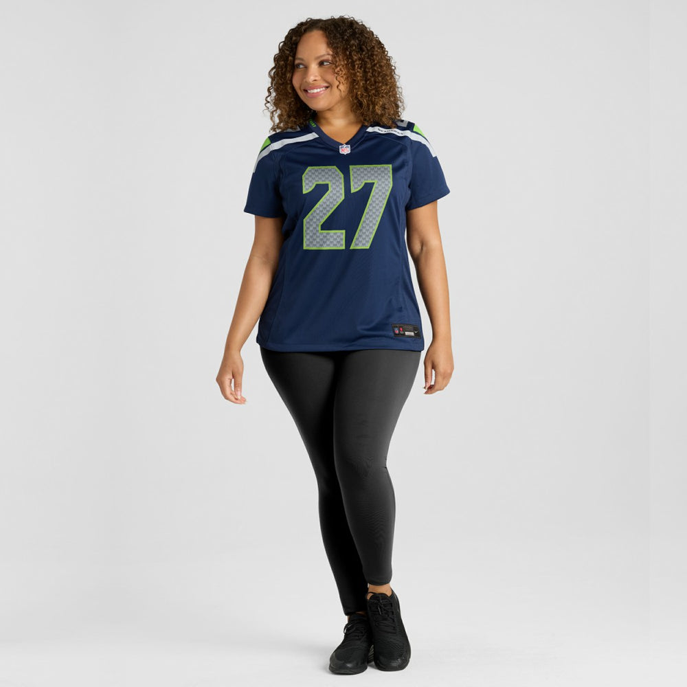Riq Woolen Seattle Seahawks Women's Team Game Jersey College Navy
