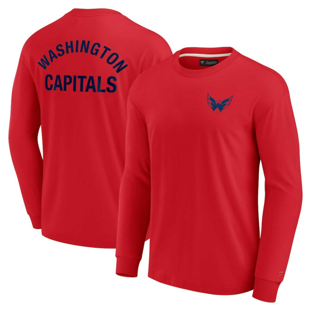 NHL Washington Capitals Fanatics Unisex Elements Super Soft Long Sleeve T-Shirt - Red