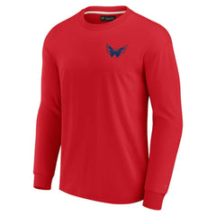 NHL Washington Capitals Fanatics Unisex Elements Super Soft Long Sleeve T-Shirt - Red