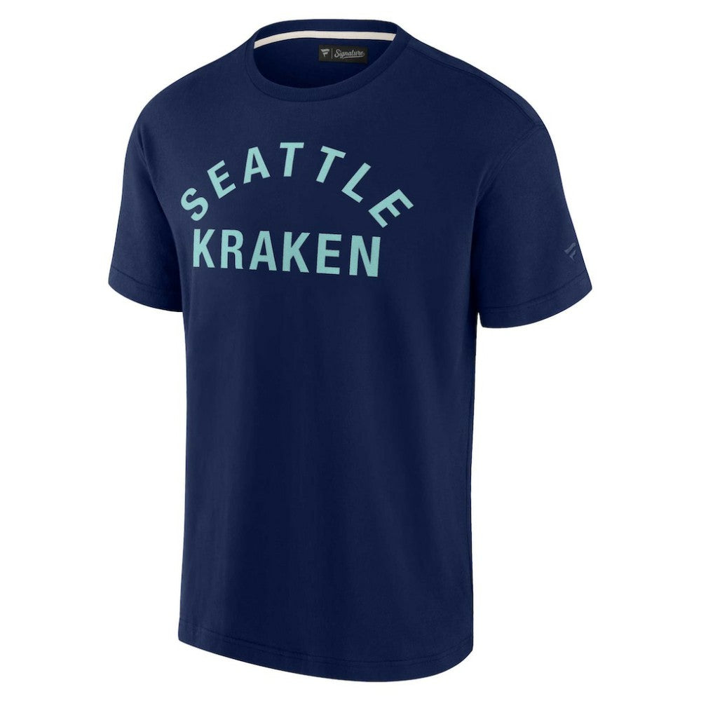 NHL Seattle Kraken Fanatics Unisex Elements Super Soft Short Sleeve T-Shirt - Navy