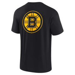 NHL Boston Bruins Fanatics Unisex Elements Super Soft Short Sleeve T-Shirt - Black