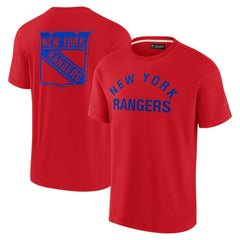 NHL New York Rangers Fanatics Unisex Elements Super Soft Short Sleeve T-Shirt - Red