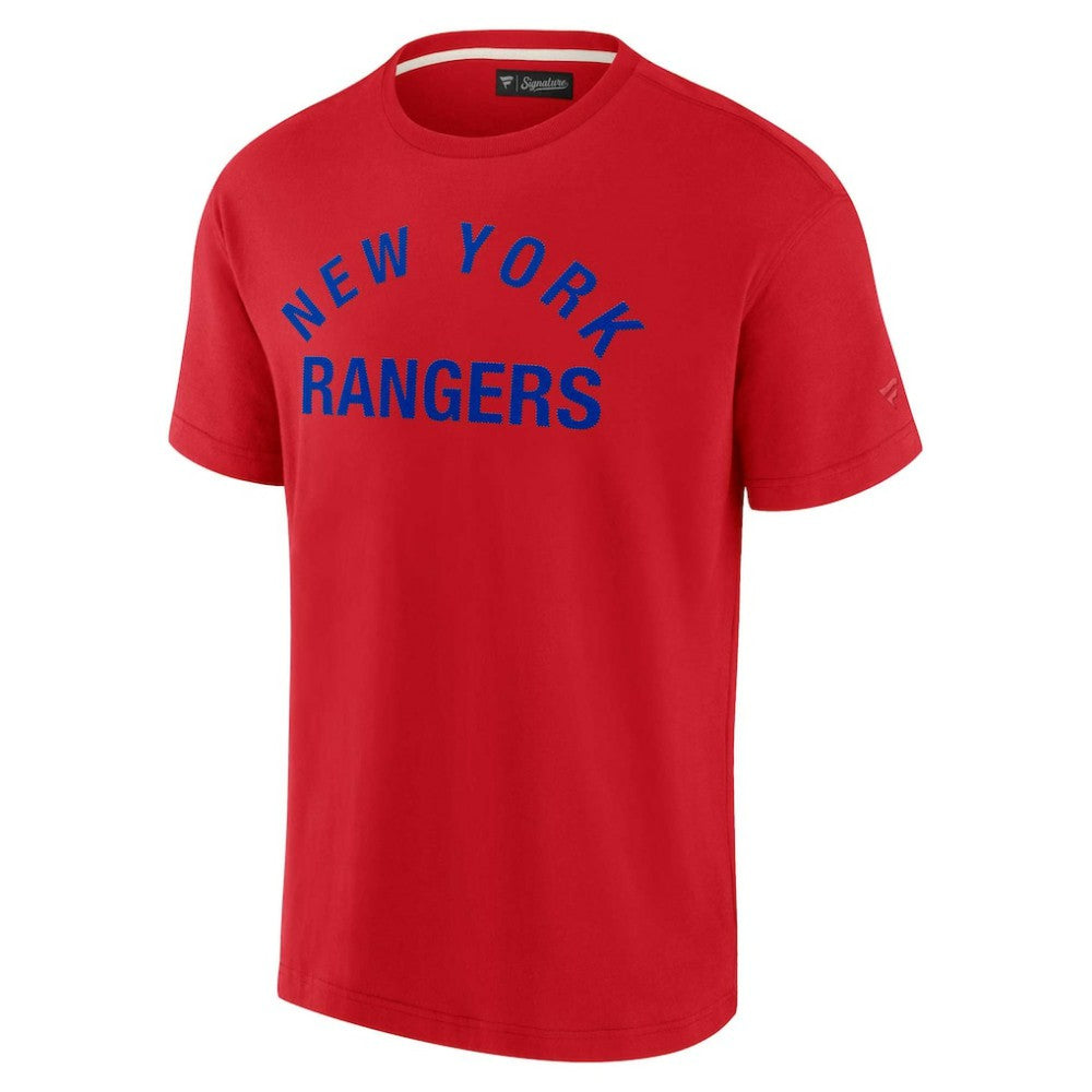 NHL New York Rangers Fanatics Unisex Elements Super Soft Short Sleeve T-Shirt - Red