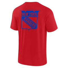 NHL New York Rangers Fanatics Unisex Elements Super Soft Short Sleeve T-Shirt - Red