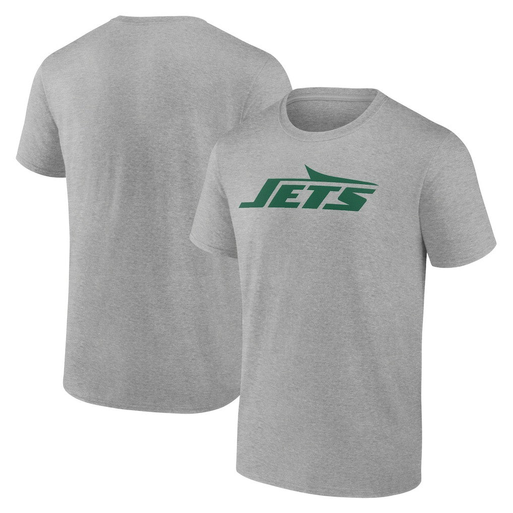 New York Jets Primary Logo T-Shirt Heather Gray